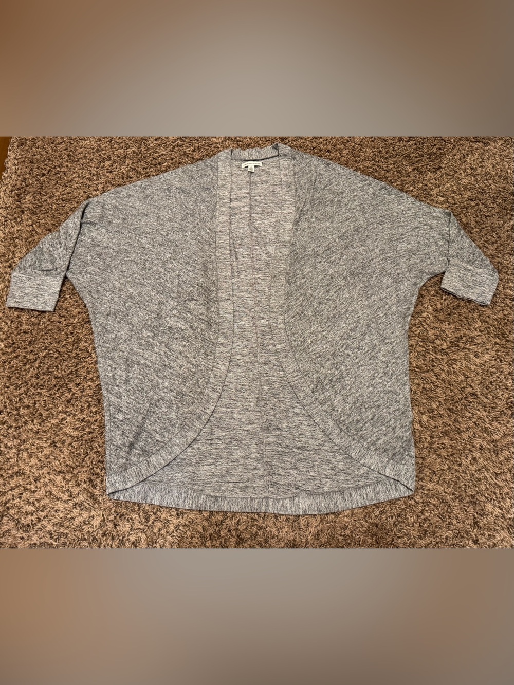 American Eagle Outfitters Heathered Gray Cardigan